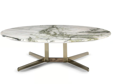 CAMPUS - Low round coffee table by Natuzzi Italia - view 2